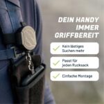 REELOQ PRO Handysicherung 360° – Rucksack-Handyhalterung mit FLEXLOCK® für Outdoor – Bild 7