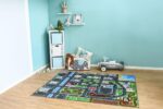 SkippiDoo Kinderspiel-Teppich 200x160 cm – Rutschfest & abwaschbar für sicheres Spielen – Bild 2