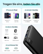A ADDTOP Power Bank 20000mAh mit 22,5W Schnellladung – Externe Batterie für iPhone & Tablets – Bild 8