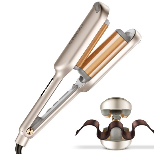TYMO ROVY 32mm Welleneisen mit Ionen-Keramikbeschichtung – Beach Waves Lockenstab für alle Haartypen