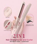Fixamate 2-in-1 Glätteisen & Lockenstab – Locken & Glätten mit 360° Kaltluftfunktion – Bild 3