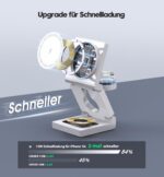 Ziweo 3-in-1 MagSafe Ladestation faltbar – 15W Schnellladen für iPhone, Watch & AirPods – Bild 2