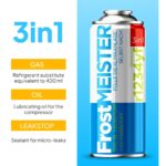 FrostMEISTER 3in1 Auto-Klimaanlage Nachfüllset – R1234yf mit Manometer & Adapter – Bild 2