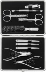 ZWILLING Maniküre-Set 10-teilig – Premium Nagelpflege mit Edelstahl & Leder Etui