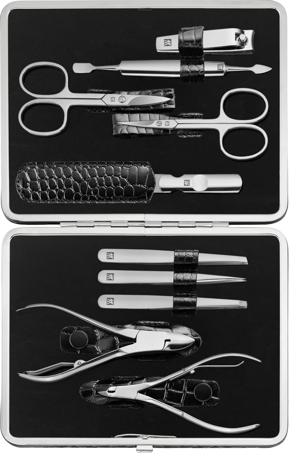 61z44hYsSlL._SY1500_.jpg ZWILLING Maniküre-Set 10-teilig – Premium Nagelpflege mit Edelstahl & Leder Etui – Bild 1
