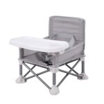 PandaEar Babystuhl Sitzerhöhung – Tragbarer Booster Hochstuhl mit Sicherheitsgurt