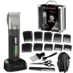 Remington HC5811 Profi-Haarschneider mit selbstschärfenden Keramikklingen & 10 Aufsteckkämmen – Präziser Haarschnitt für Zuhause & Salon