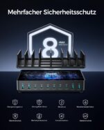 Rocoren 400W Ladestation mit 10 Anschlüssen – Schnellladen für bis zu 10 Geräte – Bild 4