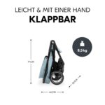 hauck Shop N Care Kinderbuggy Dusty Blue – Liegebuggy mit Snack Ablage bis 22 kg – Bild 3