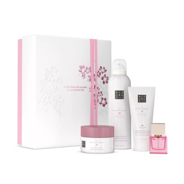 RITUALS The Ritual of Sakura Geschenkset Medium – Körperpflege-Set mit Reismilch & Kirschblüte für ein regenerierendes Ritual