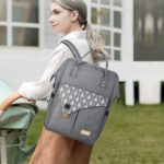 Lekebaby Wickelrucksack 23L mit Wickelunterlage – Multifunktionale Babytasche für Reisen – Bild 2