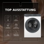 Haier HW80-BP1427637T Frontlader-Waschmaschine 8 kg – A-20% Energieeffizienz & Smart AI – Bild 5