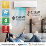 Split Klimaanlage 9000 BTU HANTECH H-PRO – Heizen & Kühlen für bis zu 30 m² – Bild 4