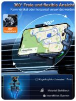 Auckly 15W Wireless Autoladegerät mit automatischer Induktion – intelligente Handyhalterung für iPhone & Samsung – Bild 10