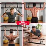 Sportstech Pullmate Klimmzugstange Türrahmen – Verstellbar 58–92 cm, bis 200 kg – Bild 3