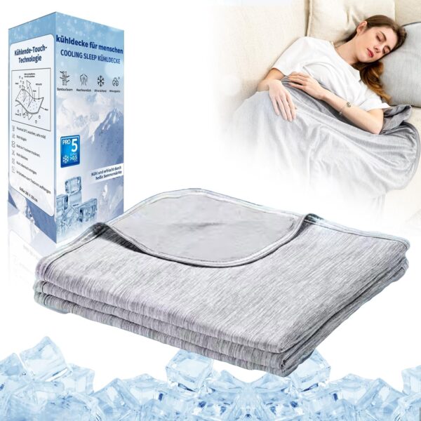 Reiteag MagicSleep Kühldecke mit Arc-Chill 5.0 – Atmungsaktive Sommerdecke für erholsamen Schlaf