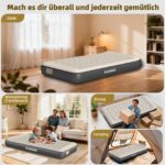KASIMO Luftmatratze 190x90x22cm mit elektrischer Pumpe – Selbstaufblasend für Gäste & Camping – Bild 5