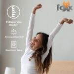 Foxx Bandscheibenwürfel M-L 50x45x40cm mit Bezug – Lagerungskissen für Wirbelsäule – Bild 2