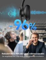 TECKNET V5.2 Bluetooth Headset mit Noise Cancelling – Wireless Kopfhörer für Büro & Callcenter – Bild 3