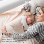 TANYOO Bettkantenschutz 132 cm – Schutzkissen für Babys & Kleinkinder mit rutschfestem Bezug – Bild 8