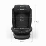 Kinderkraft I-GROW 2 PRO Autokindersitz 0-36 kg – 360° drehbar mit Isofix – Bild 3