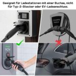 dé Typ-2-auf-Schuko Adapter 16A 0,6m – Schnelles Laden für Elektrofahrzeuge – Bild 6