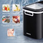 Arebos Eiswürfelmaschine 12 kg/24h – Selbstreinigend mit 2 Würfelgrößen – Bild 6