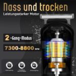 Ufree 7-in-1 Bartschneider & Haartrimmer – Profi Rasierset für Herren Silber – Bild 5