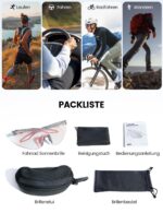 Lamicall Selbsttönende Fahrradbrille – UV400 Sportbrille mit TR90 Ultraleichtrahmen – Bild 7