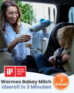 GROWNSY Tragbarer Flaschenwärmer 600ml – Schnellheizender Babyflaschenwärmer mit 10000mAh Akku – Bild 6