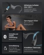SHOKZ OpenRun Knochenschall-Kopfhörer – Open-Ear Sport-Bluetooth mit IP67 & 8h Akku – Bild 8