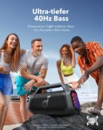 soundcore Boom 2 Plus Outdoor Lautsprecher 140W – Wasserdichter Bluetooth Speaker mit 20h Akku – Bild 2
