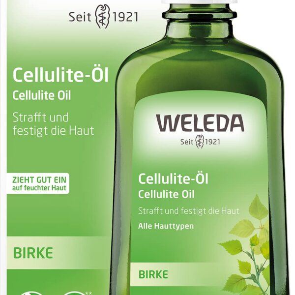 WELEDA Bio Birke Anti-Cellulite Öl 200 ml – Straffendes Massageöl mit dermatologisch bestätigter Wirkung