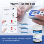 Sinocare Safe-Accu2 Blutzuckerteststreifen 200 Stück – Genaue Glukosemessung – Bild 3