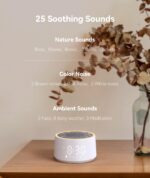 Dreamegg D1 Nova White Noise Machine – Weiss Rauschen Gerät mit Wecker & Nachtlicht für Erwachsene & Kinder – Bild 10
