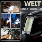 YESWELDER Schweisshelm mit automatischer Verdunkelung – Blaulichtschutz für TIG WIG MMA – Bild 5