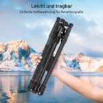 SMALLRIG 3935 Kamera-Stativ 180cm – Aluminium 2-in-1 Dreibein & Einbeinstativ mit 360° Kugelkopf – Bild 8