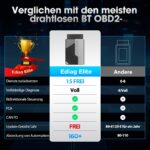 KINGBOLEN EDIAG Elite OBD2 Diagnosegerät – Bluetooth-Scanner mit 15 Reset-Funktionen für iPhone & Android – Bild 2