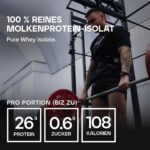 Bulk Pure Whey Isolate 90 – 1kg Proteinpulver mit 26g Protein pro Portion – Bild 3