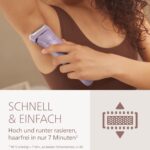 Philips Lady Shaver Series 8000 – Kabelloser Damenrasierer mit LED & flexiblem Scherkopf – Bild 6