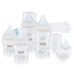 NUK Perfect Match Perfect Start Set – 9-teiliges Babyflaschen-Set ab 0 Monaten