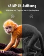 WOLFANG Wildkamera 48MP 4K mit 940nm Nachtsicht – IP66 Wasserdicht für Jagd & Sicherheit – Bild 3