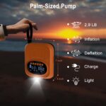 Mojimdo Elektrische SUP Pumpe 20 PSI – Kabellos mit 5 Modi & Auto-Off für Kajaks & Zelte – Bild 7