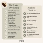 ruhi Ionic Body Dry Brush mit Kupferdraht – Trockenbürste gegen Cellulite aus deutschem Buchenholz – Bild 6