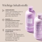 HAIR BURST Traumlocken Set mit Aminosäuren & Mandelöl – Sulfatfreies Shampoo & Conditioner für definierte Locken (2x 350ml) – Bild 4
