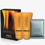 COCOCHOCO Professional Gold Keratin Kit – Brasilianische Haarglättung mit 24k Gold für alle Haartypen
