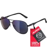 ALPINA A 107 Pilotenbrille – Verspiegelt mit 100% UV-Schutz & Ceramic-Scheiben