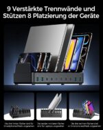 Rocoren 400W Ladestation mit 10 Anschlüssen – Schnellladen für bis zu 10 Geräte – Bild 6