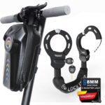 Mezelon E-Scooter Schloss mit Tasche – 8mm Stahlkette für sichere Aufbewahrung