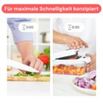 Fullstar PRO 4-in-1 Gemüseschneider – Multifunktionales Küchenwerkzeug mit Spiralschneider & Würfelfunktion – Bild 4